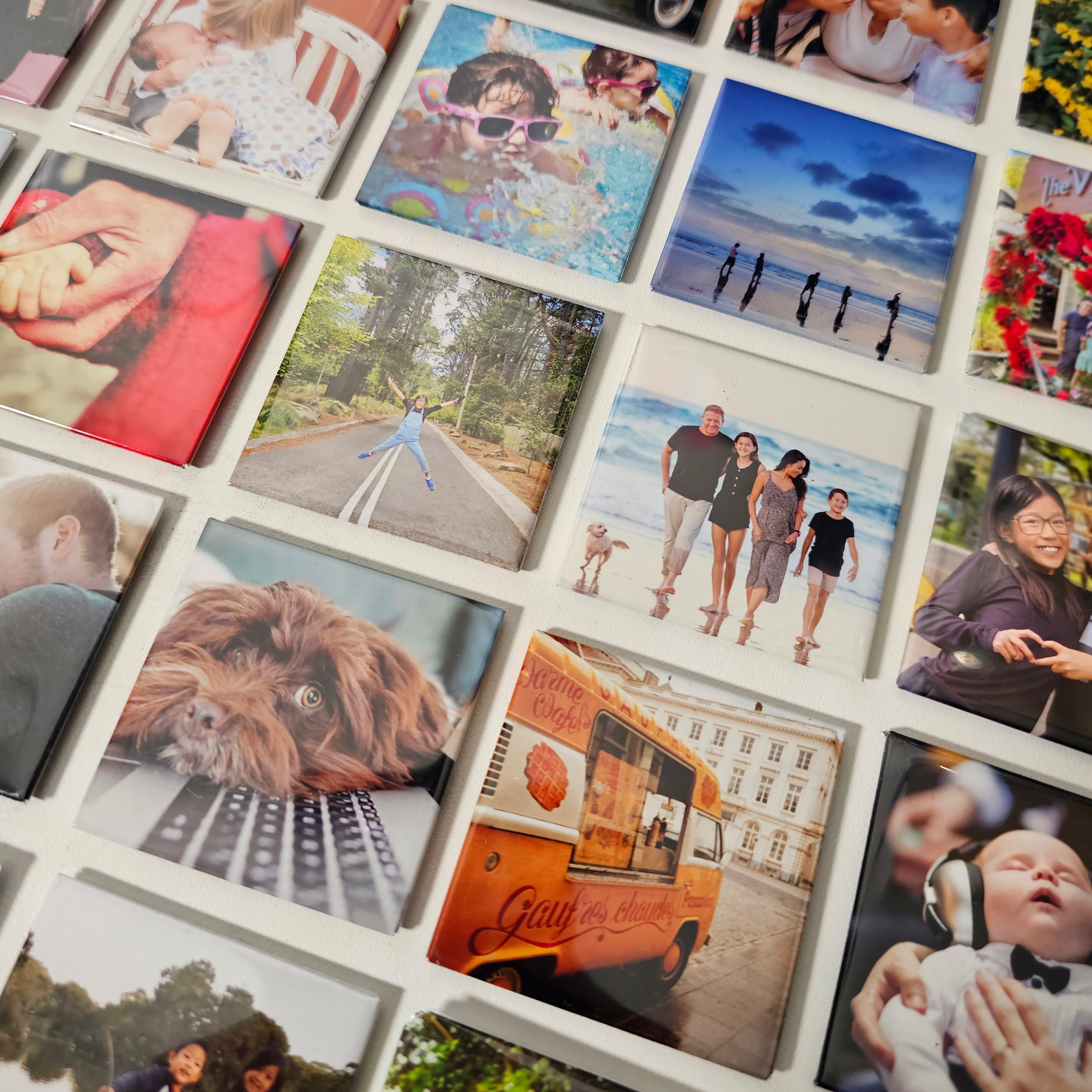 Square Custom Photo Magnet Sets