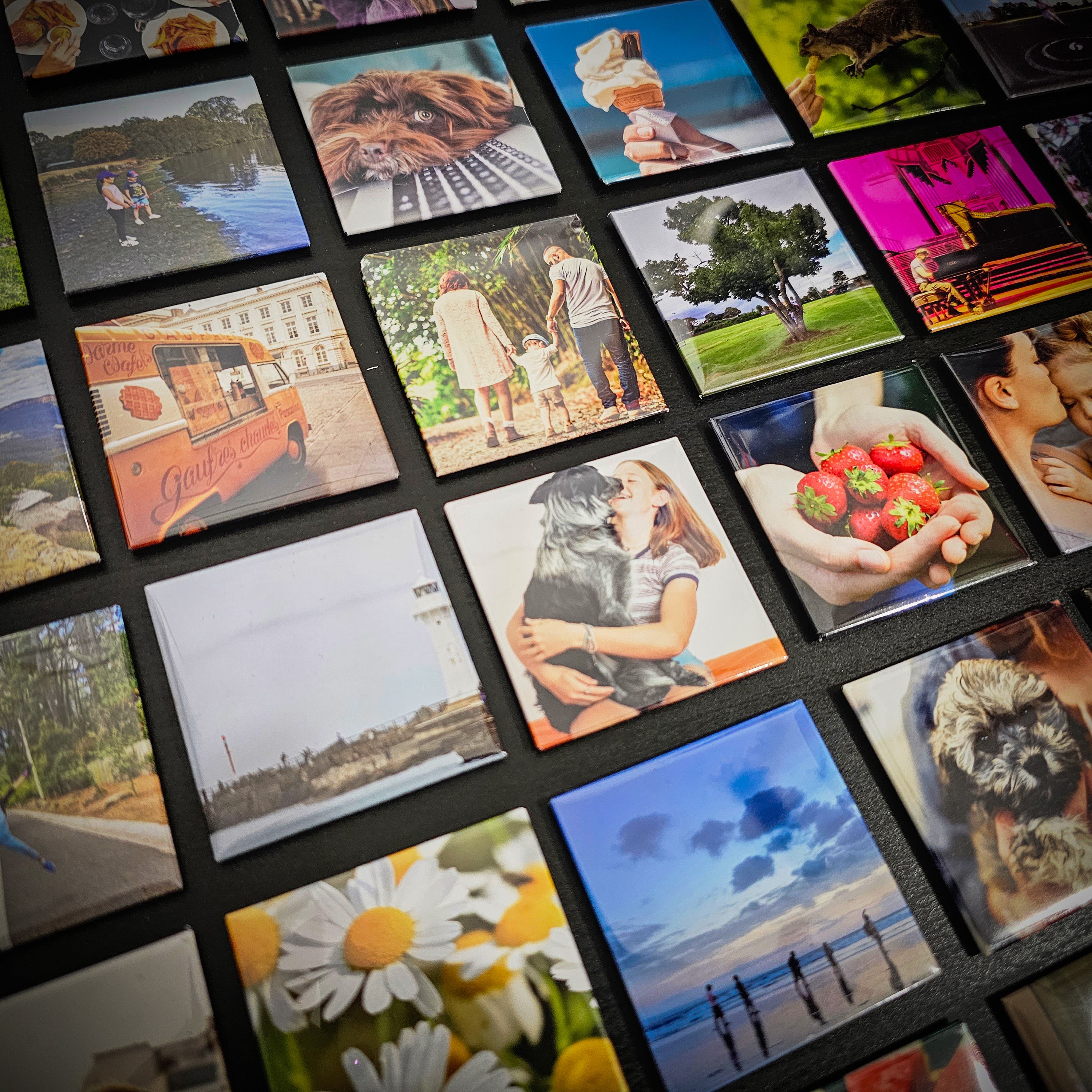 Square Custom Photo Magnet Sets